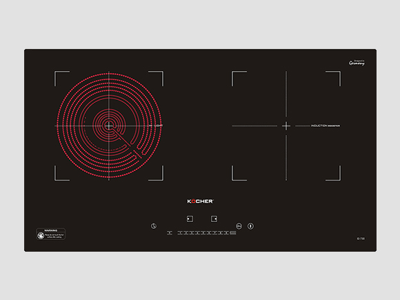 Bếp điện từ Kocher EI730 sản xuất tại Việt Nam theo tiêu chuẩn Châu Âu
