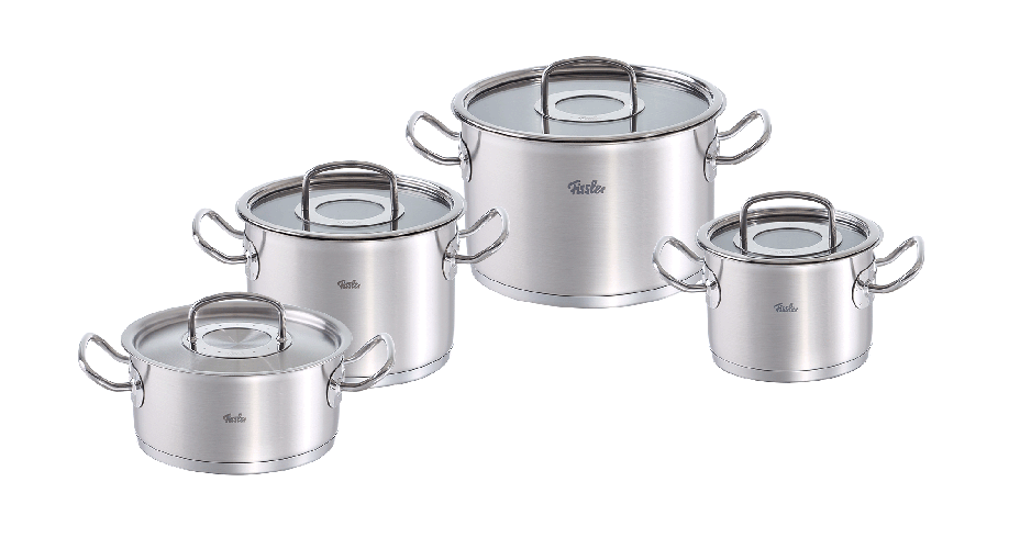 Bộ nồi 4 món Fissler Original Pro (nắp kính)