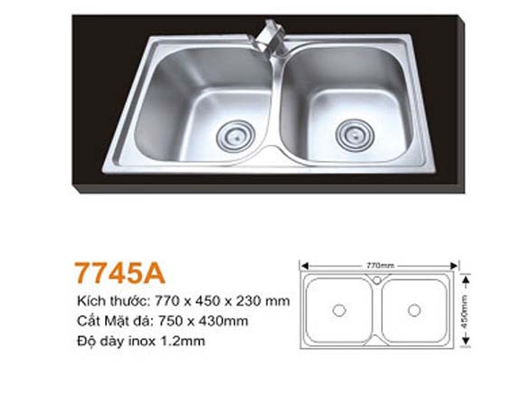 Chậu rửa bát AMTS 7745A