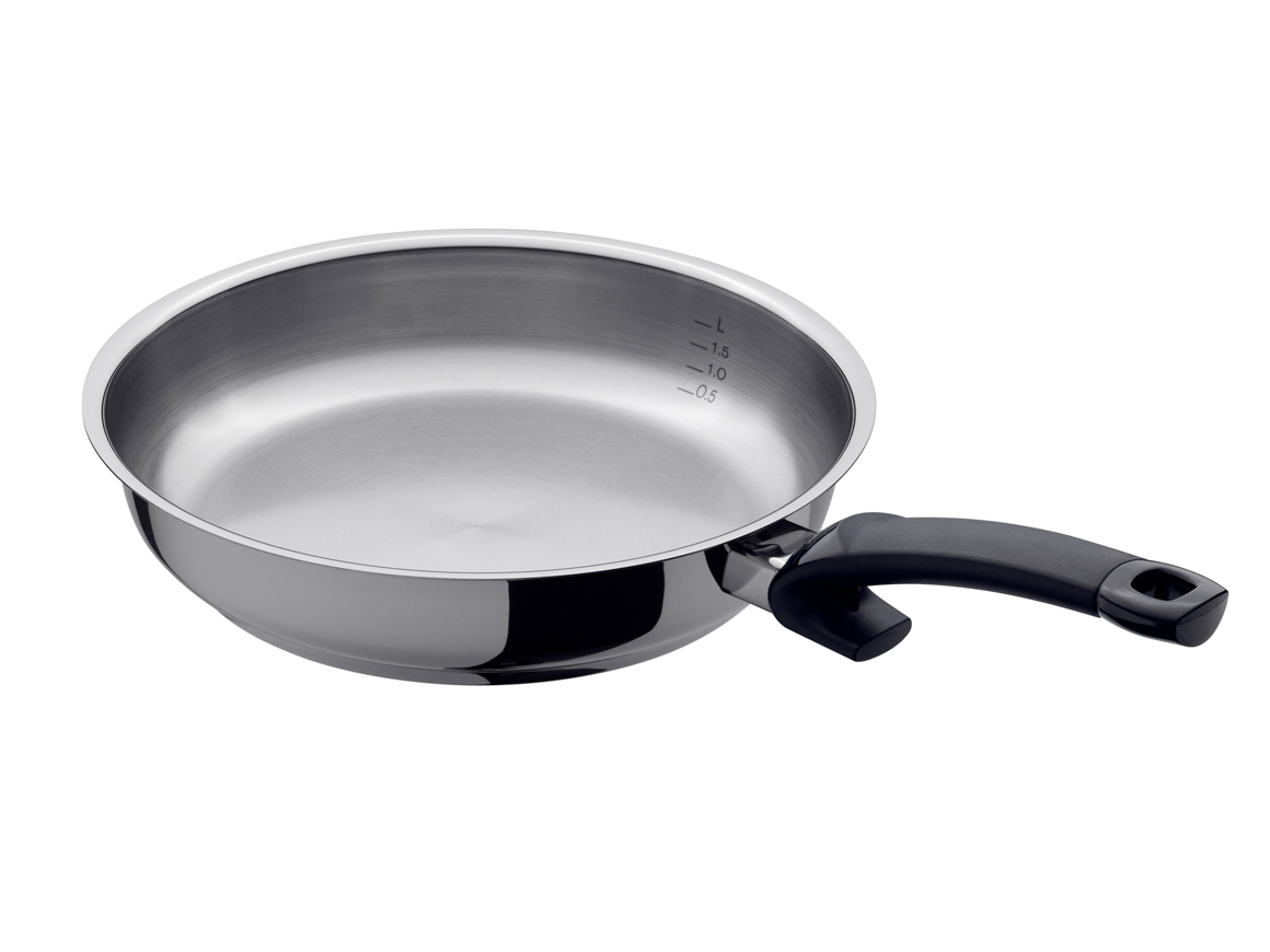 Chảo inox Fissler Steelux cao cấp 28cm