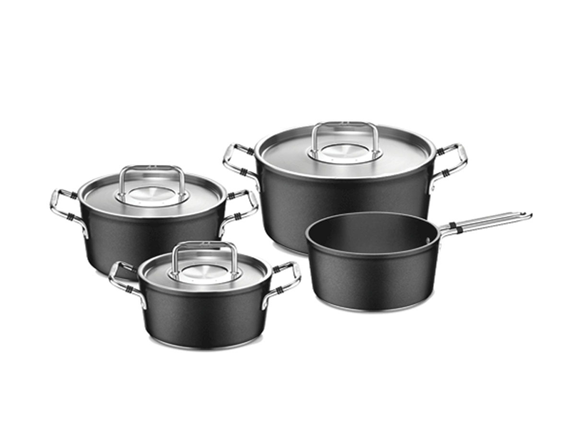 Bộ nồi 4 món Fissler Luno Black